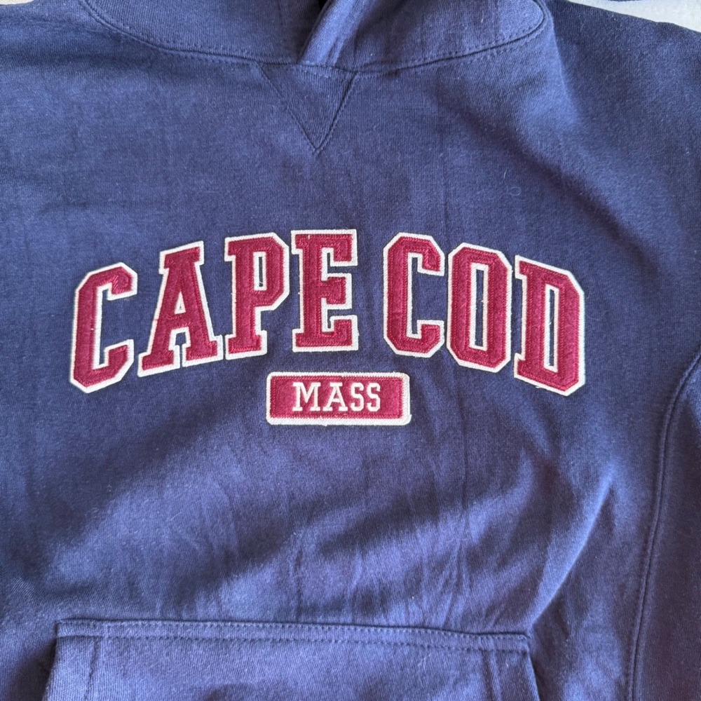 NWOT‎ Cape Cod Mass Hoodie Sweatshirt Small Navy Cape Cod Sweatshirt Company